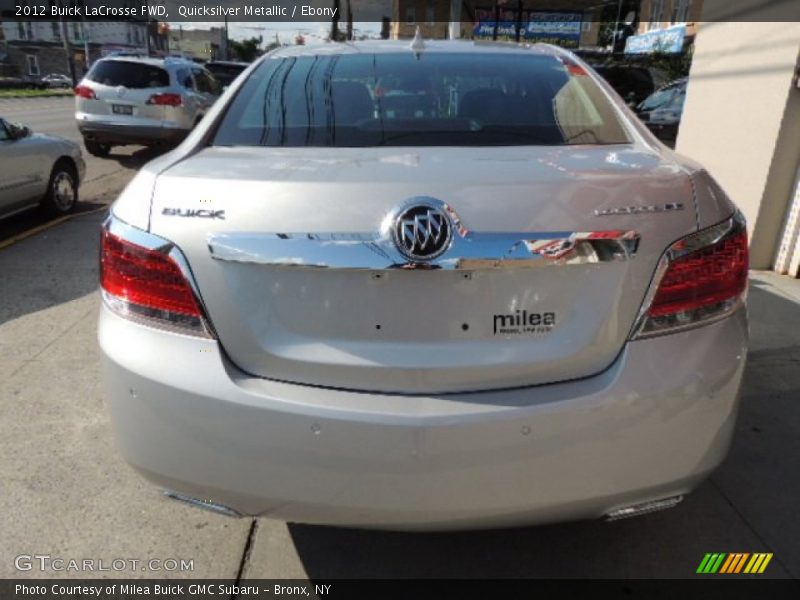 Quicksilver Metallic / Ebony 2012 Buick LaCrosse FWD