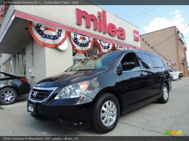 Crystal Black Pearl / Olive 2010 Honda Odyssey EX-L