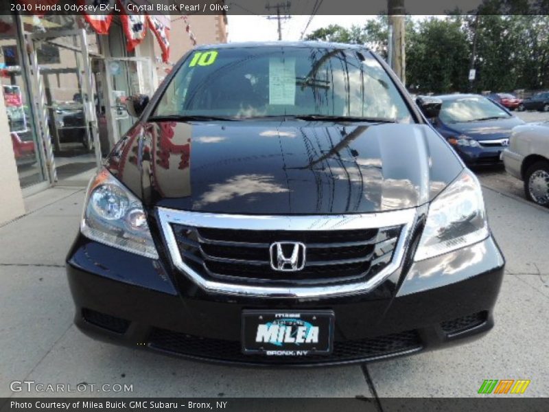 Crystal Black Pearl / Olive 2010 Honda Odyssey EX-L