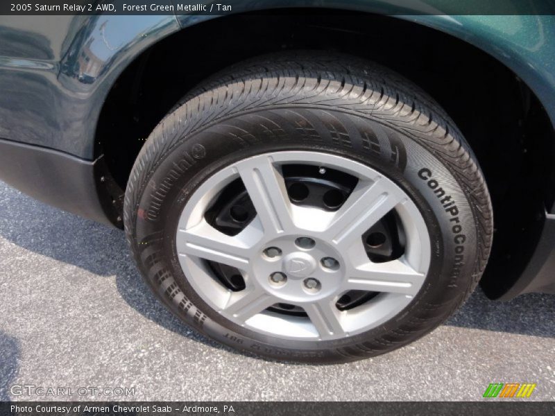 Forest Green Metallic / Tan 2005 Saturn Relay 2 AWD