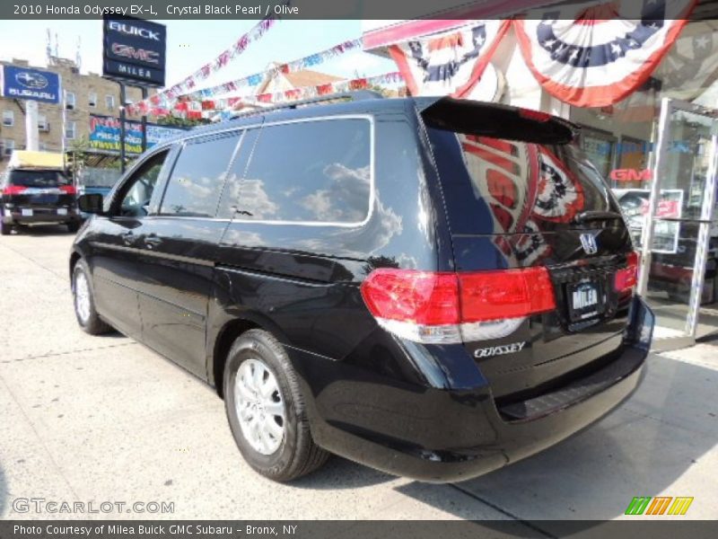 Crystal Black Pearl / Olive 2010 Honda Odyssey EX-L