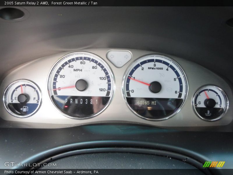 Forest Green Metallic / Tan 2005 Saturn Relay 2 AWD
