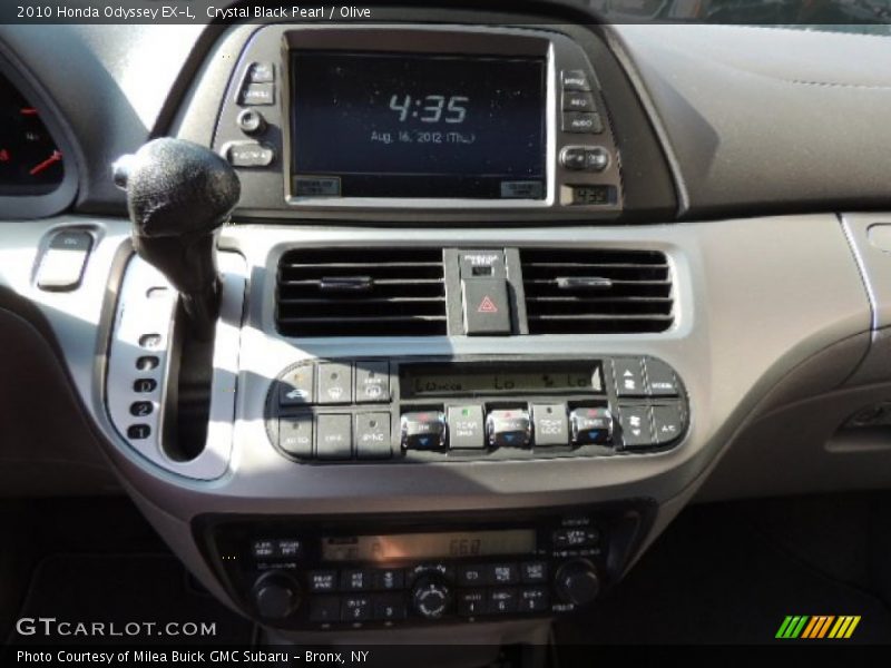 Crystal Black Pearl / Olive 2010 Honda Odyssey EX-L