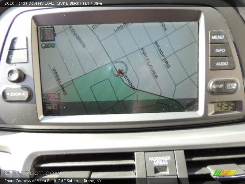 Crystal Black Pearl / Olive 2010 Honda Odyssey EX-L