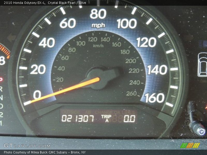 Crystal Black Pearl / Olive 2010 Honda Odyssey EX-L