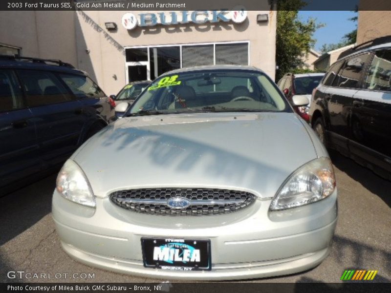 Gold Ash Metallic / Medium Parchment 2003 Ford Taurus SES