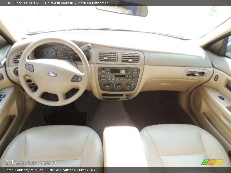 Gold Ash Metallic / Medium Parchment 2003 Ford Taurus SES