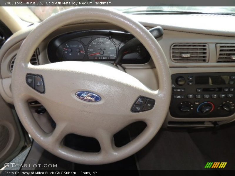 Gold Ash Metallic / Medium Parchment 2003 Ford Taurus SES