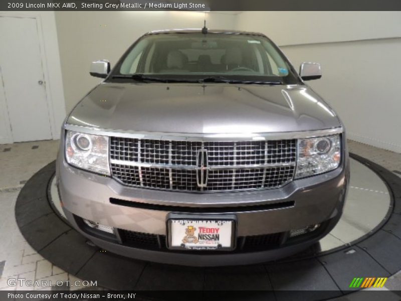 Sterling Grey Metallic / Medium Light Stone 2009 Lincoln MKX AWD