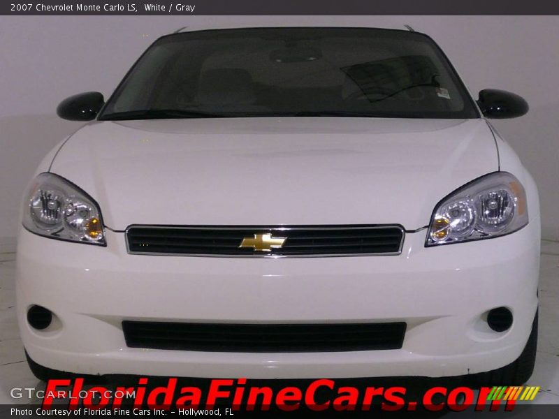 White / Gray 2007 Chevrolet Monte Carlo LS
