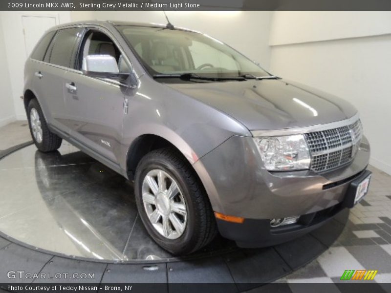 Sterling Grey Metallic / Medium Light Stone 2009 Lincoln MKX AWD