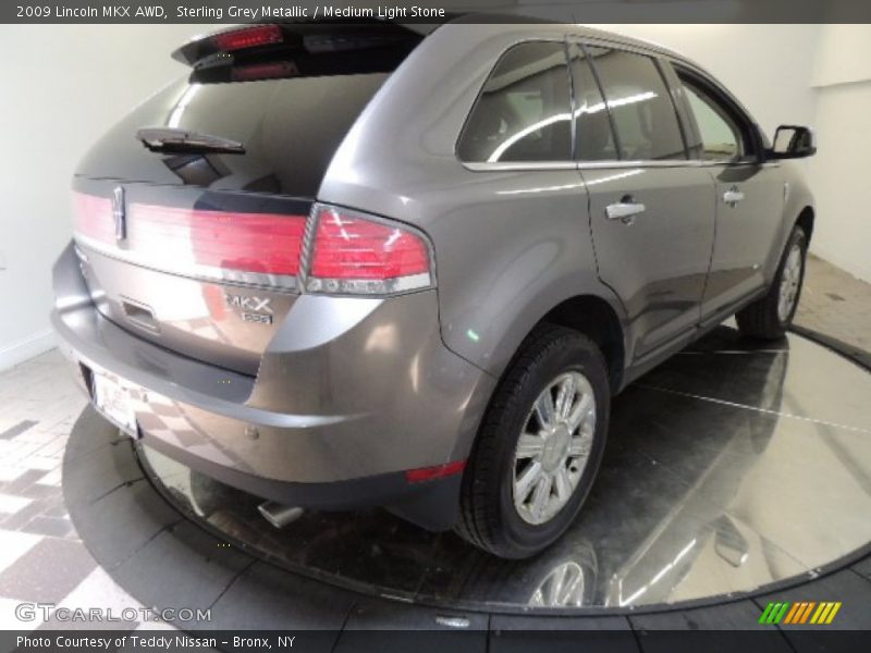 Sterling Grey Metallic / Medium Light Stone 2009 Lincoln MKX AWD