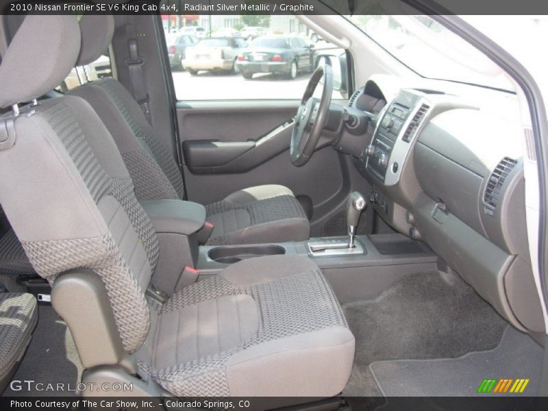Radiant Silver Metallic / Graphite 2010 Nissan Frontier SE V6 King Cab 4x4