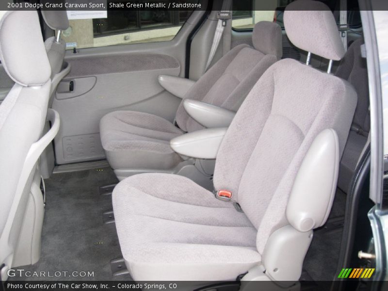 Shale Green Metallic / Sandstone 2001 Dodge Grand Caravan Sport