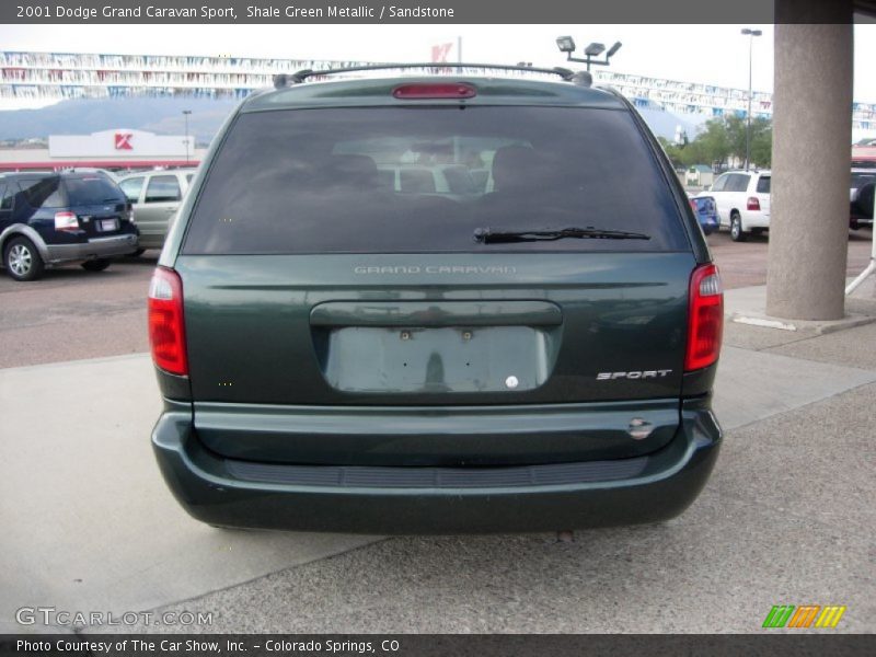 Shale Green Metallic / Sandstone 2001 Dodge Grand Caravan Sport