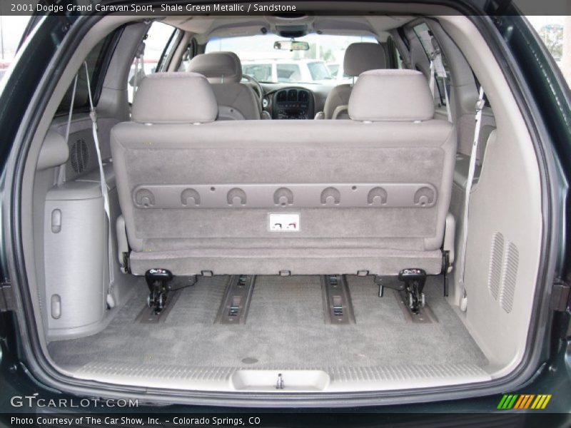 Shale Green Metallic / Sandstone 2001 Dodge Grand Caravan Sport
