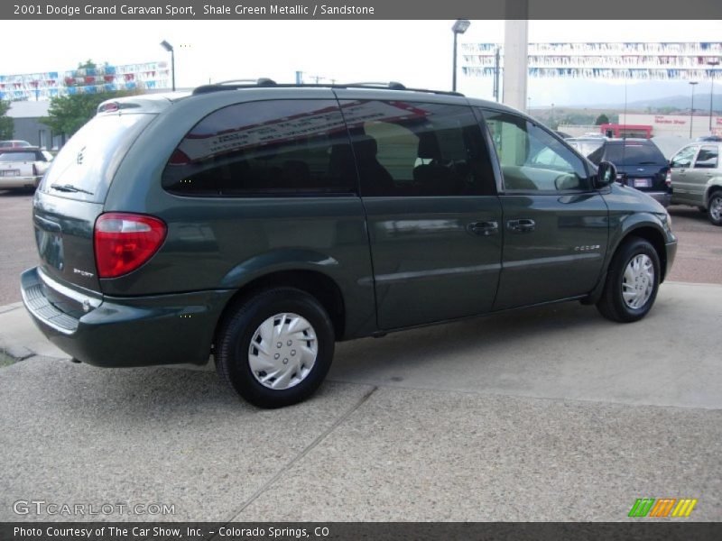 Shale Green Metallic / Sandstone 2001 Dodge Grand Caravan Sport