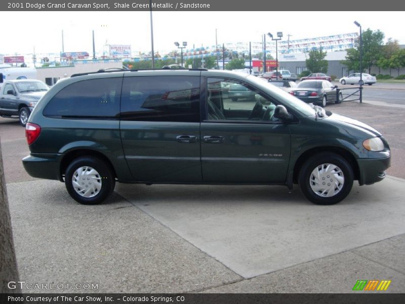 Shale Green Metallic / Sandstone 2001 Dodge Grand Caravan Sport