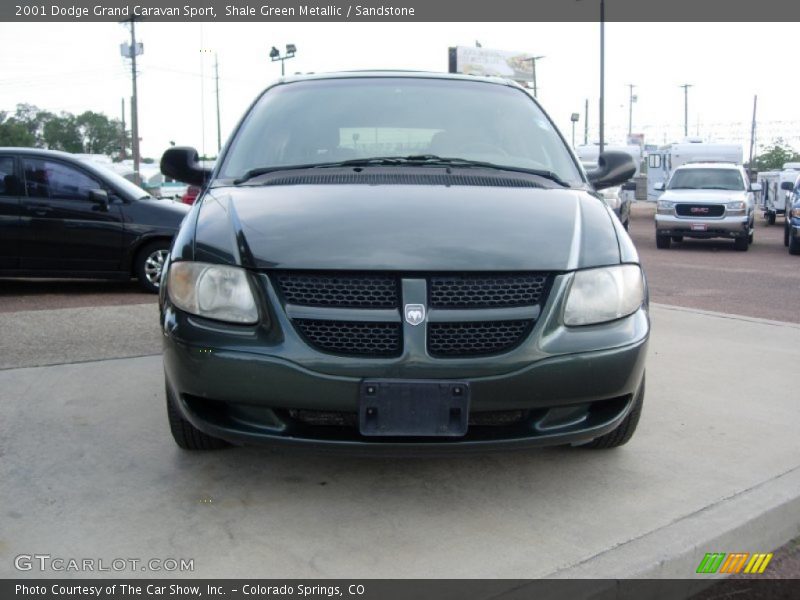 Shale Green Metallic / Sandstone 2001 Dodge Grand Caravan Sport