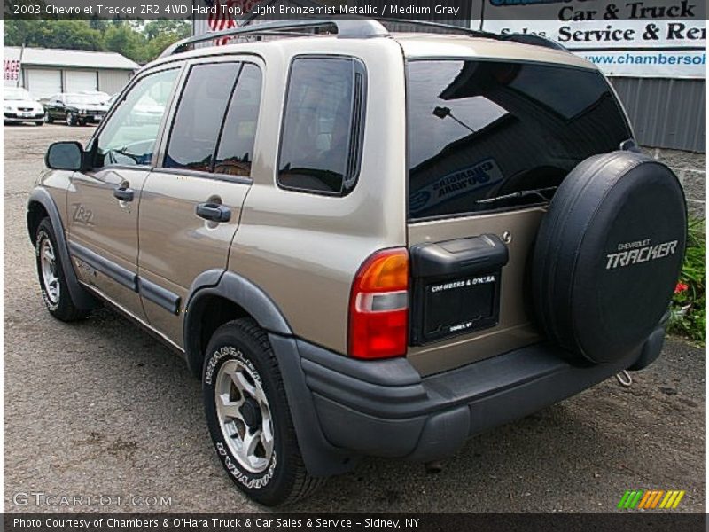 Light Bronzemist Metallic / Medium Gray 2003 Chevrolet Tracker ZR2 4WD Hard Top