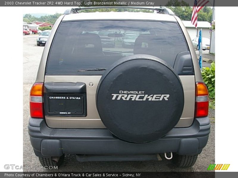 Light Bronzemist Metallic / Medium Gray 2003 Chevrolet Tracker ZR2 4WD Hard Top