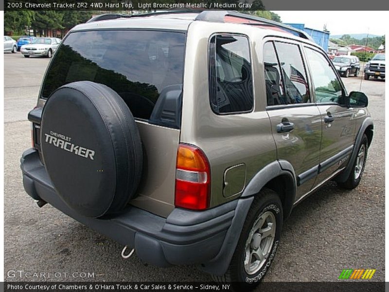 Light Bronzemist Metallic / Medium Gray 2003 Chevrolet Tracker ZR2 4WD Hard Top