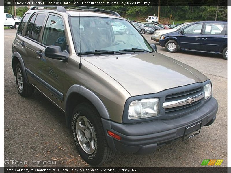 Light Bronzemist Metallic / Medium Gray 2003 Chevrolet Tracker ZR2 4WD Hard Top