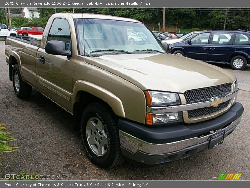 Sandstone Metallic / Tan 2005 Chevrolet Silverado 1500 Z71 Regular Cab 4x4