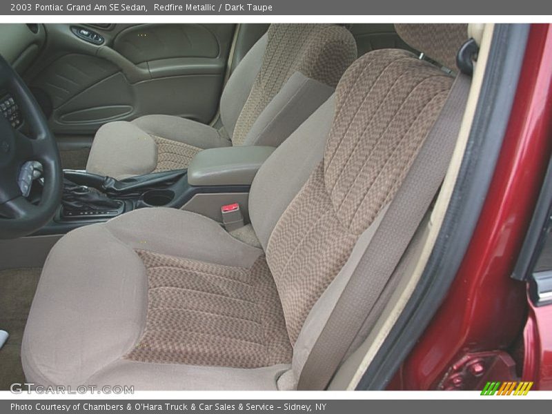 Redfire Metallic / Dark Taupe 2003 Pontiac Grand Am SE Sedan