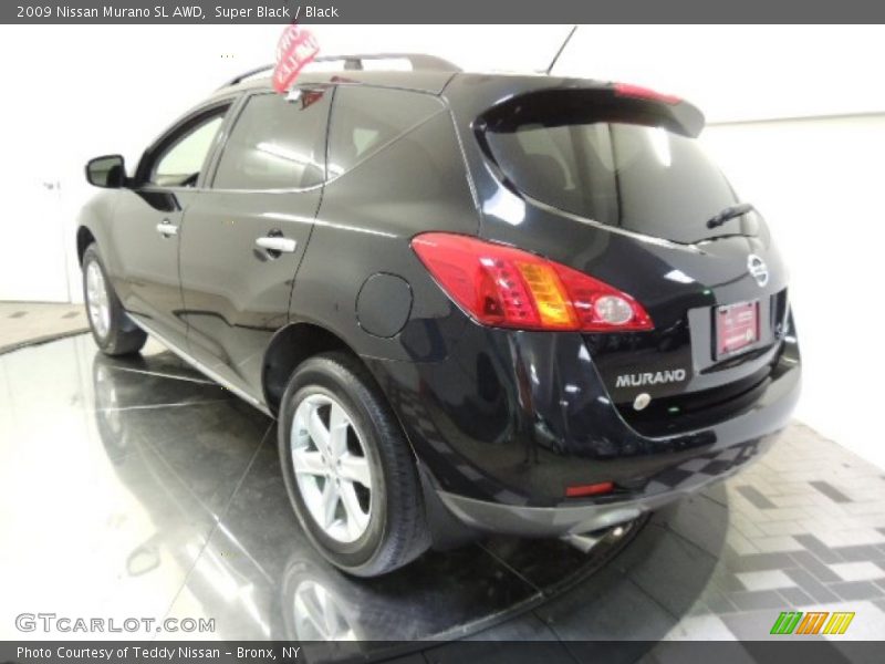 Super Black / Black 2009 Nissan Murano SL AWD
