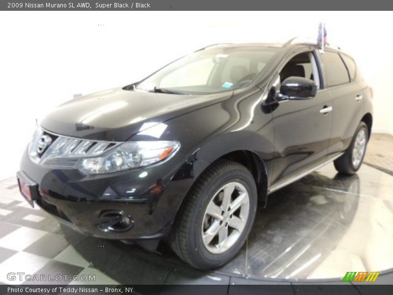 Super Black / Black 2009 Nissan Murano SL AWD