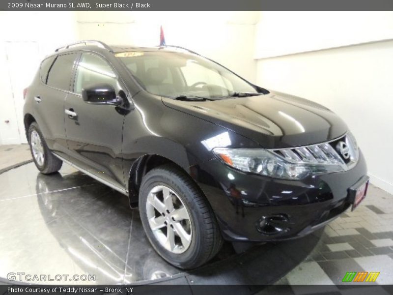 Super Black / Black 2009 Nissan Murano SL AWD