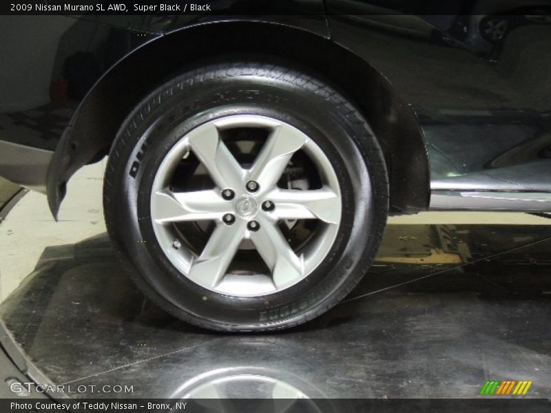 Super Black / Black 2009 Nissan Murano SL AWD