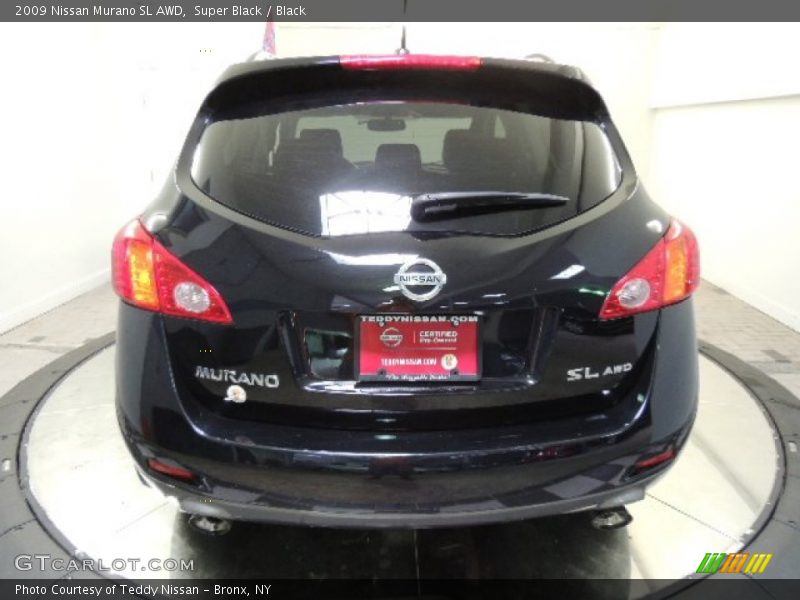 Super Black / Black 2009 Nissan Murano SL AWD