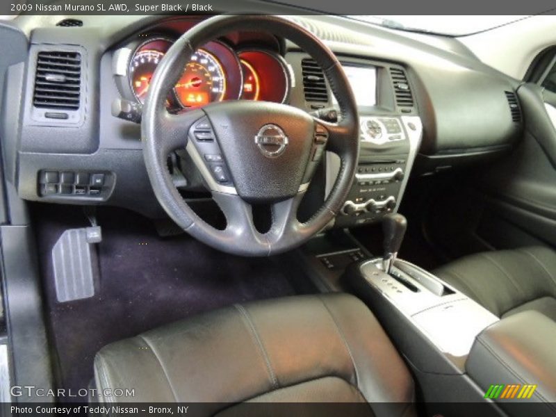 Super Black / Black 2009 Nissan Murano SL AWD