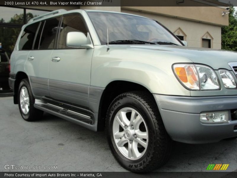 Blue Vapor Metallic / Charcoal 2003 Lexus LX 470 4x4
