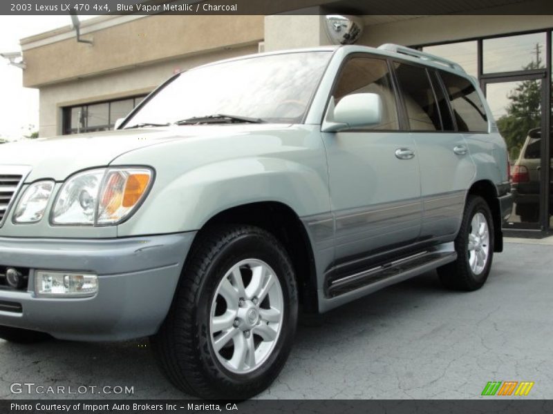 Blue Vapor Metallic / Charcoal 2003 Lexus LX 470 4x4