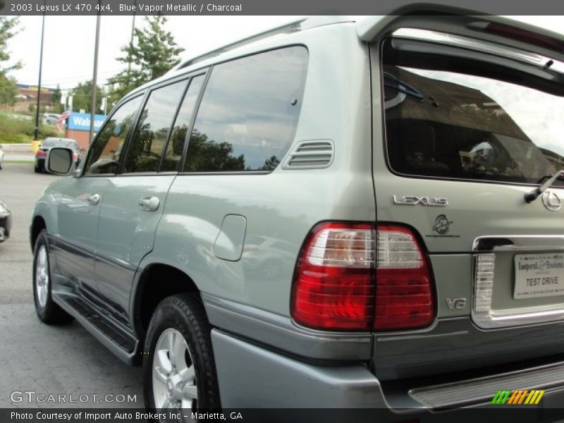 Blue Vapor Metallic / Charcoal 2003 Lexus LX 470 4x4