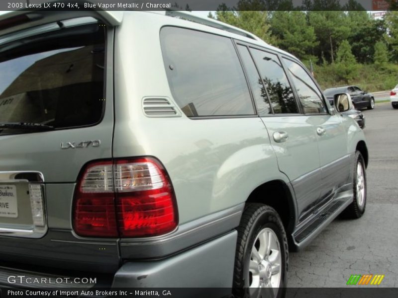 Blue Vapor Metallic / Charcoal 2003 Lexus LX 470 4x4