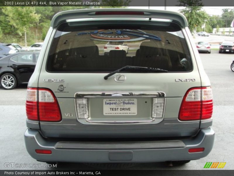 Blue Vapor Metallic / Charcoal 2003 Lexus LX 470 4x4