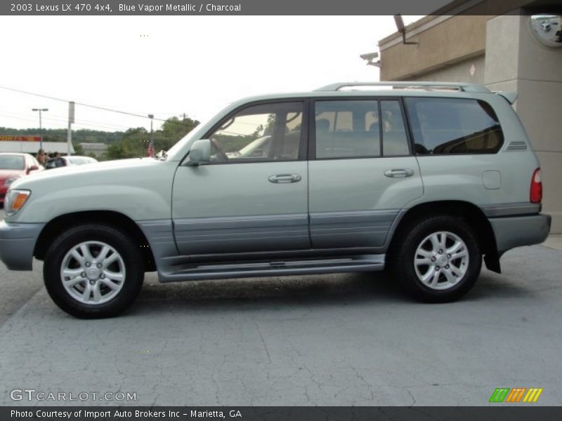 Blue Vapor Metallic / Charcoal 2003 Lexus LX 470 4x4