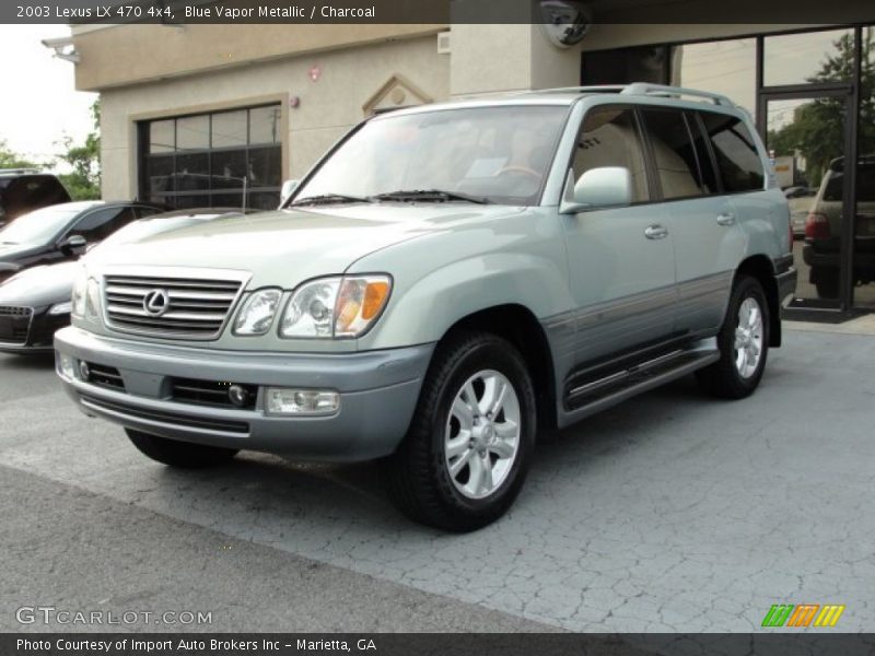 Blue Vapor Metallic / Charcoal 2003 Lexus LX 470 4x4