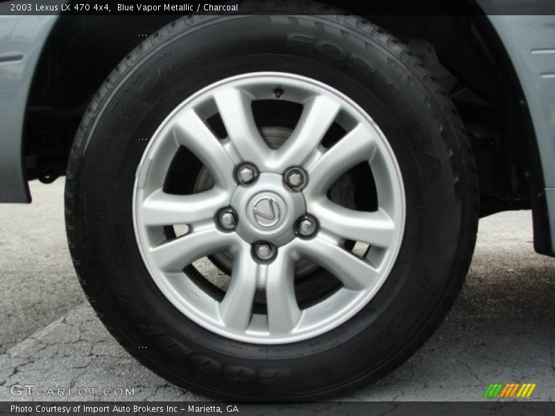 Blue Vapor Metallic / Charcoal 2003 Lexus LX 470 4x4