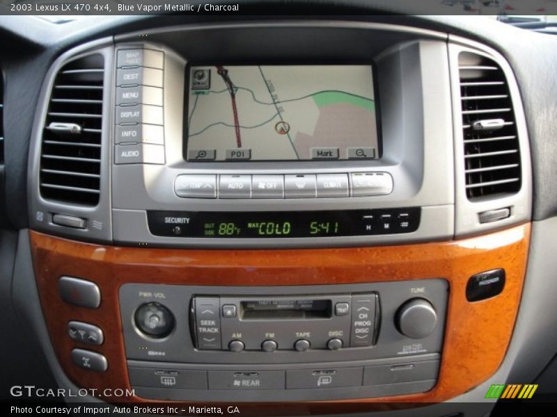 Blue Vapor Metallic / Charcoal 2003 Lexus LX 470 4x4