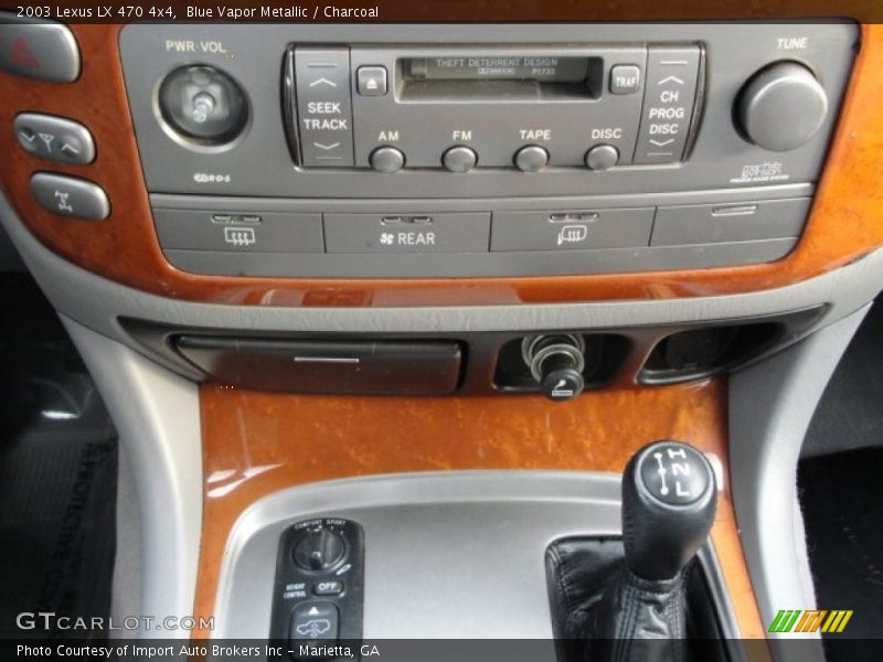 Blue Vapor Metallic / Charcoal 2003 Lexus LX 470 4x4