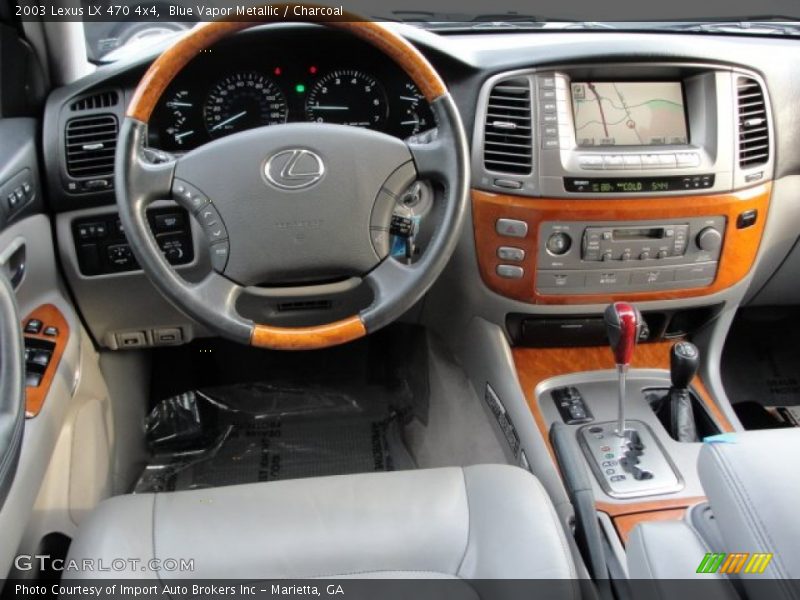 Blue Vapor Metallic / Charcoal 2003 Lexus LX 470 4x4