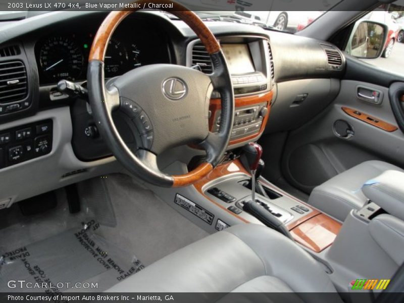 Blue Vapor Metallic / Charcoal 2003 Lexus LX 470 4x4