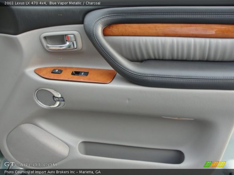 Blue Vapor Metallic / Charcoal 2003 Lexus LX 470 4x4