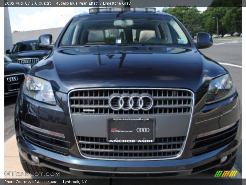 Mugello Blue Pearl Effect / Limestone Grey 2009 Audi Q7 3.6 quattro