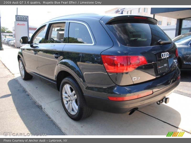 Mugello Blue Pearl Effect / Limestone Grey 2009 Audi Q7 3.6 quattro